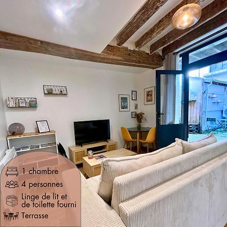 La Cour Chartraine - Cosy Appartement Avec Cour Exterieur A Blois Zewnętrze zdjęcie